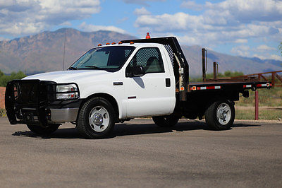 Ford : F-350 MONEY BACK GUARANTEE 2006 ford f 350 diesel 115 k mile flat bed work truck f 350 pickup 6.0 l inspected