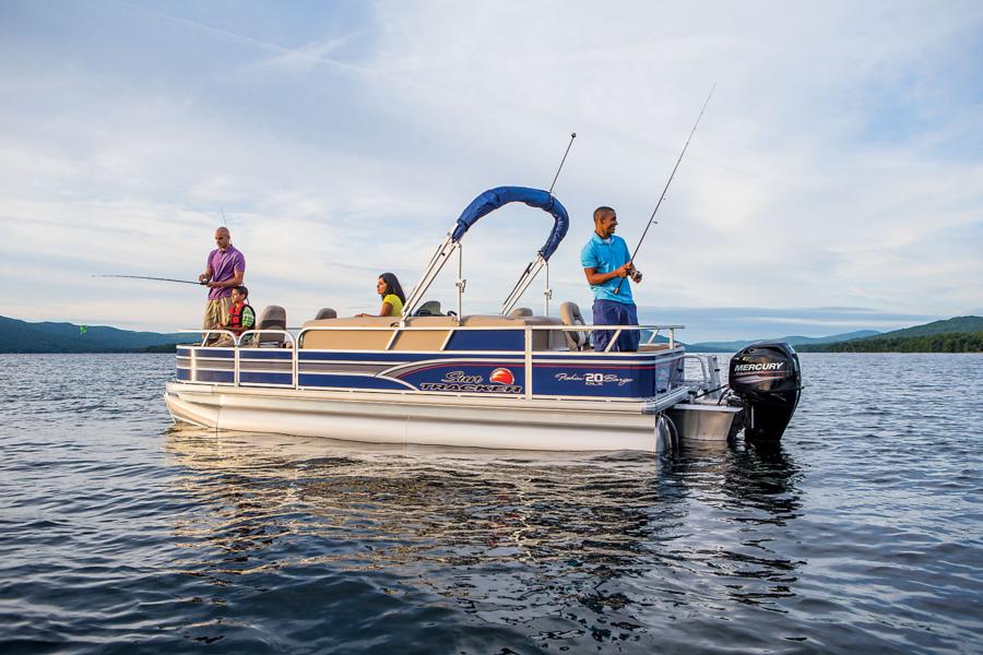 2015 SUNTRACKER Fishin' Barge 20DLX