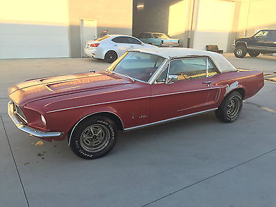 Ford : Mustang RARE 1968 Mustang Coupe Numbers Matching 289 Automatic 1967 1966 1965