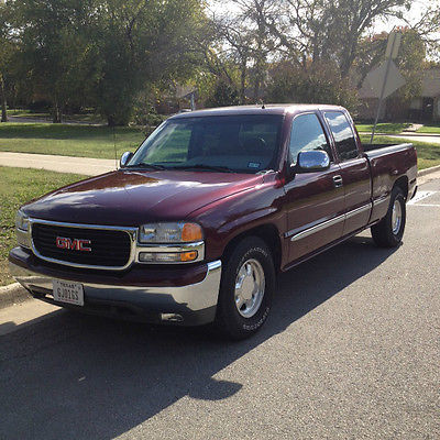 GMC : Sierra 1500 SLT 2001 gmc sierra 1500 extended cab pickup 60 786 original documented miles