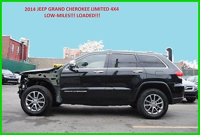 Jeep : Grand Cherokee Limited 4x4 NAVIGATION SUNROOF 3.6 LEATHER HTD STS Repairable Rebuildable Salvage Wrecked Runs Drives EZ Project Needs Fix Low Mile