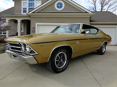 Chevrolet : Chevelle SS Hardtop 2-Door 1969 chevy chevelle ss 396 a c frame off restored gorgeous l 34