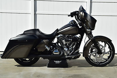 Harley-Davidson : Touring 2014 harley street glide extended bags 21 fr tire 200 rear tire
