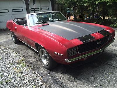 Chevrolet : Camaro CONVERTIBLE RALLY SPORT REAL DEAL RS Rally Sport Conv Matching V8 Auto console X-11 P/S P/T cowl hood