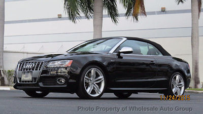 Audi : S5 2dr Cabriolet Premium Plus MINT CONDITION !!! FULLY LOADED !!! EXCELLENT FINANCE PROGRAM ! CARFAX CERTIFIED
