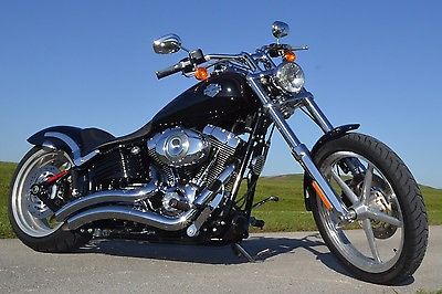 Harley-Davidson : Softail 4 500 in extras 2009 harley rocker c fxcwc softail chopper only 5 815 miles