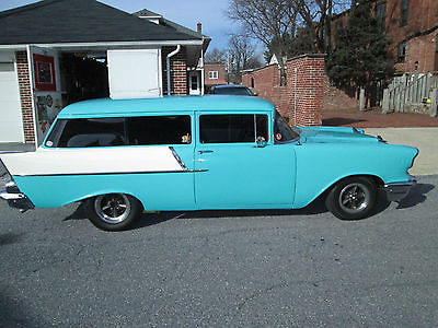 Chevrolet : Bel Air/150/210 150 Handyman Wagon 1957 chevrolet 150 2 dr wagon 283 auto turquoise white hot rod gm wow