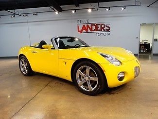 Pontiac : Solstice Base LEATHER CONVERTIBLE AUTOMATIC RARE CALL NOW WE FINANCE