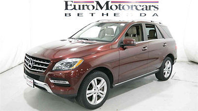 Mercedes-Benz : M-Class 4MATIC 4dr ML350 MERCEDES ML350 RED NAVIGATION SUNROOF WARRANTY XENONS KEYLESS CPO CERTIFIED 2014
