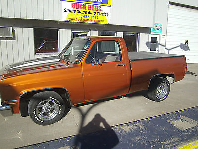 Chevrolet : C/K Pickup 1500 1986 chevy 1 2 ton shortbed 2 wd pickup atomic orange 454 bbc show truck