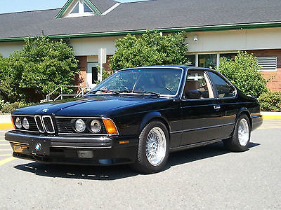 BMW : 6-Series Csi 1988 bmw 635 csi rare 5 speed with tcd m 30 stage 2 turbo kit very solid and fast