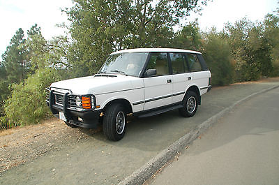 Land Rover : Range Rover Base Sport Utility 4-Door RANGE ROVER CLASSIC 1992, One Owner, All RECORDS, Drive Like New, Rare