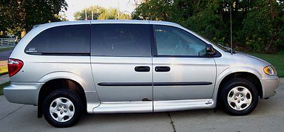 Dodge : Grand Caravan se 2003 dodge grand caravan se handicap accessible wheelchair side ramp minivan