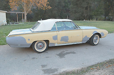 Ford : Thunderbird Sports Roadster 1962 ford thunderbird sports roadster low mileage