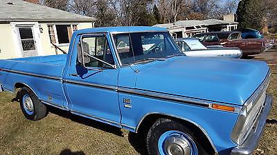 Ford : F-250 camper special ranger 1973 ford f 250 camper special