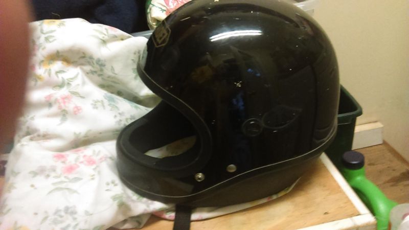 used shoei motorcycle helmet black size medium, 2