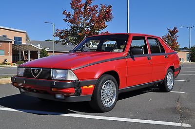 Alfa Romeo : Milano Silver 1987 alfa romeo milano low miles time capsule