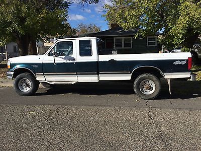 Ford : F-250 XLT Extended Cab Pickup 2-Door 1997 ford f 250 60 k extended cab 8 long bed gas 460 auto 4 x 4 pickup truck blue