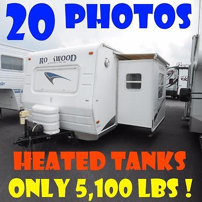 NO HAGGLE PRICE 04 Rockwood 8272S WINTERIZED front lounge heated tanks 2 entry