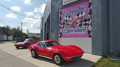 Chevrolet : Corvette Base Coupe 2-Door 1972 corvette coupe t top 350 auto a c