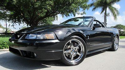 Ford : Mustang SVT Cobra Convertible 2-Door 2001 ford mustang svt cobra convertible cd 1 owner fl car low miles nice