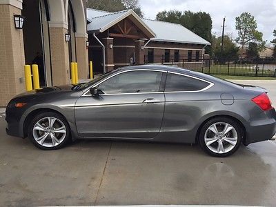 Honda : Accord EX-L Coupe 2-Door 2011 honda accord coupe v 6 premium speakers w navigation new tires leather