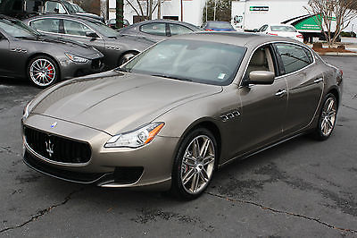 Maserati : Quattroporte GTS Zegna 2015 maserati quattroporte gts sedan 4 door 3.8 l