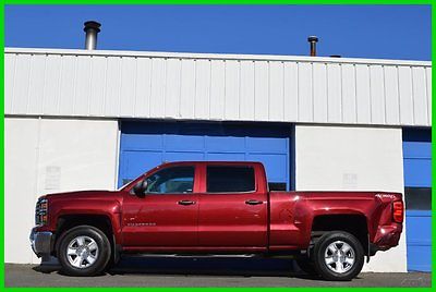 Chevrolet : Silverado 1500 LT Crew N0T Double Cab 4X4 4WD Bluetooth Rear Cam Repairable Rebuildable Salvage Lot Drives Great Project Builder Fixer Rear Hit