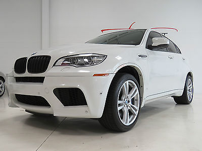 BMW : X6 M 2013 bmw x 6 m w executive package driver assistance white red leather tinted m 6