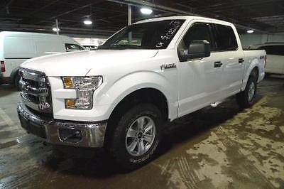 Ford : F-150 XLT 2015 ford f 150 xlt 4 x 4 crew cab 3.5 liter v 6 white clean title only 7 022 miles