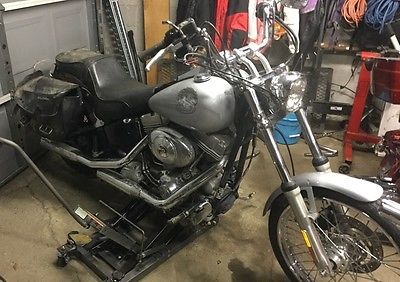 Harley-Davidson : Softail 01 harley davidson softail fxst great winter project see video and make offer