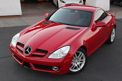 Mercedes-Benz : SLK-Class Base Convertible 2-Door 2009 mercedes benz slk 300 red red 1 owner car fax
