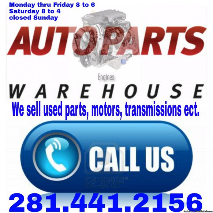 we sell used auto parts