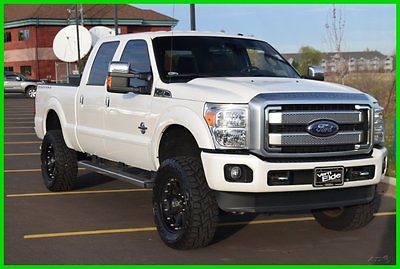 Ford : F-250 2015 F250 PLATINUM POWERSTROKE 6.7 DIESEL CREW 4x4 2015 f 250 platinum lariat powerstroke diesel fx 4 crew 4 x 4 lift fox shocks trade