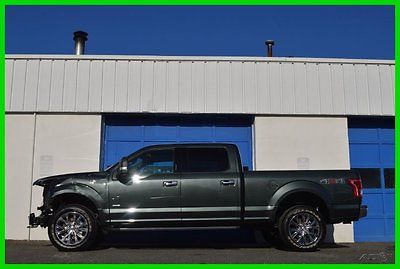 Ford : F-150 XLT 4WD 4X4 Super Crew Cab 302A Pkg Navigation ++ Repairable Rebuildable Salvage Lot Drives Great Project Builder Fixer Wrecked