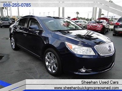 Buick : Lacrosse CXS 1 Owner Deep Blue Florida Driven Sedan CLEAN! 2011 buick lacrosse cxs blue one owner auto power air ac leather cooled seats