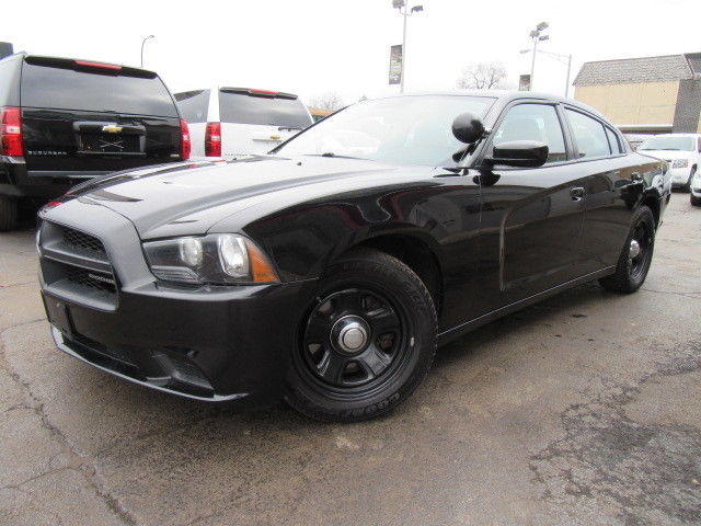 Dodge : Charger Police Hemi Black 5.7L Hemi Ex Police Warranty 49k Miles Cloth Sts Carpet Psts Cruise Nice