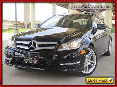Mercedes-Benz : C-Class Panarama Roof, Back up Camera 2013 mercedes c 250 cpe certified warranty financing as low as 1.99