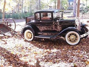Ford : Model A CHROME PACKAGE 1931 model a coupe deluxe frame off restoration