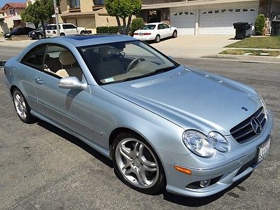 Mercedes-Benz : CLK-Class 2008 mercedes benz clk class 5.5 l gps navi leather ultra low miles