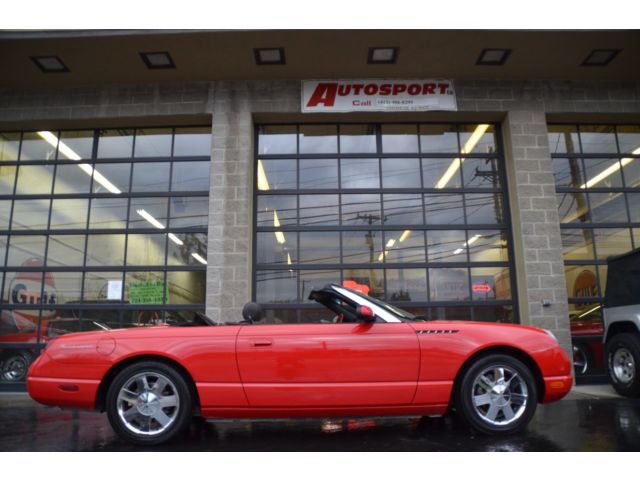 Ford : Thunderbird 2dr Converti 2002 ford thunderbird 38 k miles clean carfax 2 tops hard to find