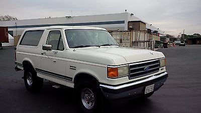 Ford : Bronco XLT 1989 ford bronco xlt 4 x 4 california truck