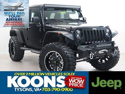 Jeep : Wrangler Rubicon 2016 jeep wrangler unlimited rubicon lifted