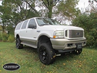 Ford : Excursion LOADED AND LIFTED 2003 ford excursion eddie bauer 4 x 4 diesel loaded and lifted