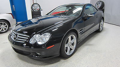 Mercedes-Benz : SL-Class SL500 ROADSTER CONVERTIBLE SL550 2005 28 k miles perfect in out blk gray navi bose heated seats clean carfax lqqk