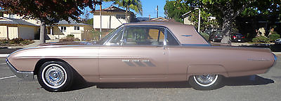 Ford : Thunderbird Base Hardtop 2-Door 1963 ford thunderbird hardtop gorgeous restored rare rose beige color int ext