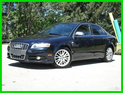 Audi : S4 QUATTRO AWD V8 4.2L GPS NAVIGATION LOADED 2007 audi s 4 4.2 l v 8 awd automatic w paddle shifter cold a c clean title