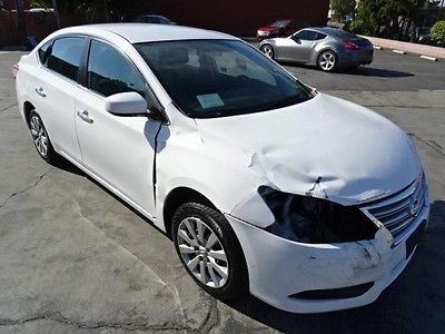 Nissan : Sentra SV 2015 nissan sentra sv salvage wrecked repairable 22 k miles like new wont last