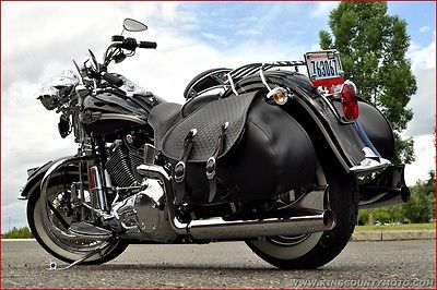 Harley-Davidson : Other 2003 harley davidson heritage springer flsts 563 miles like new 100 th yr anniv