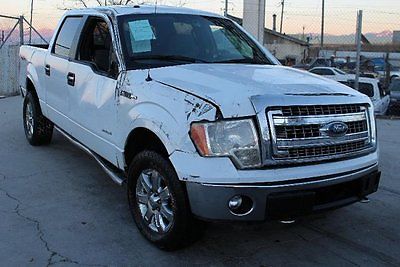 Ford : F-150 XLT SuperCrew 4WD 2013 ford f 150 xlt 4 wd damaged salvage priced to sell wont last export welcome